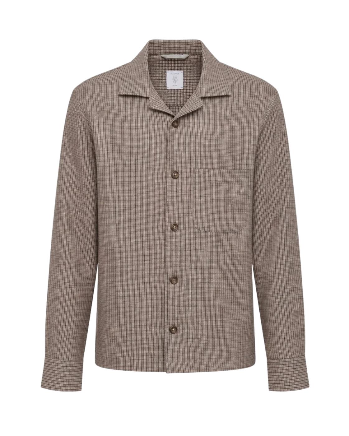Overshirt aus Wolle und Kaschmir
