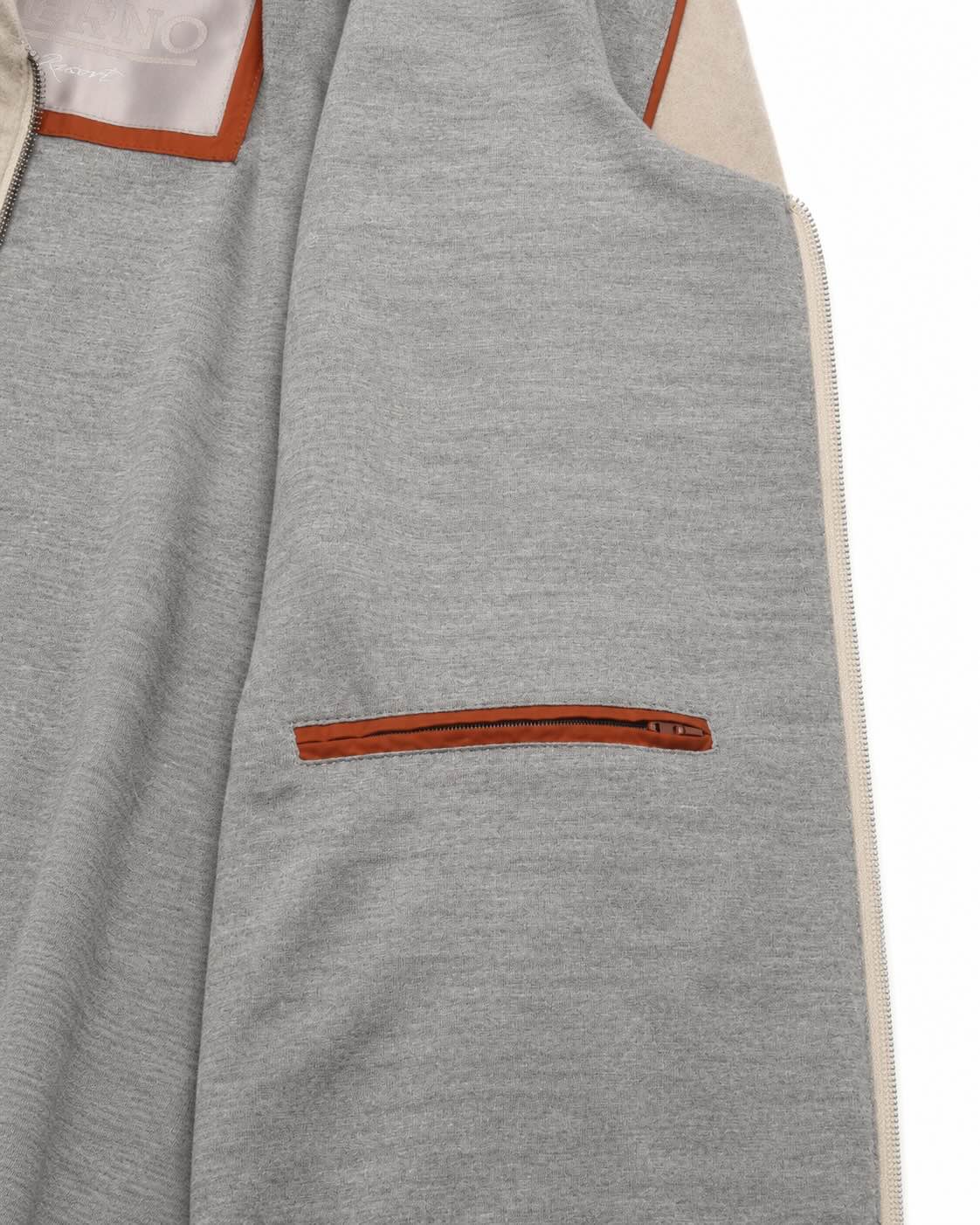Blouson mit Wolle und Modal