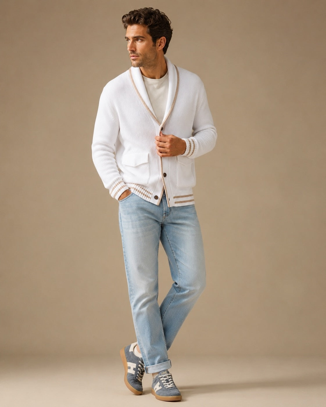 Stretch jeans carrot fit
