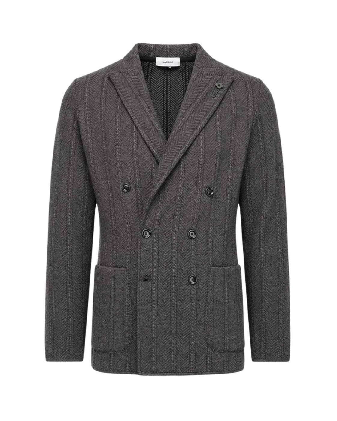 Double-breasted virgin wool blazer