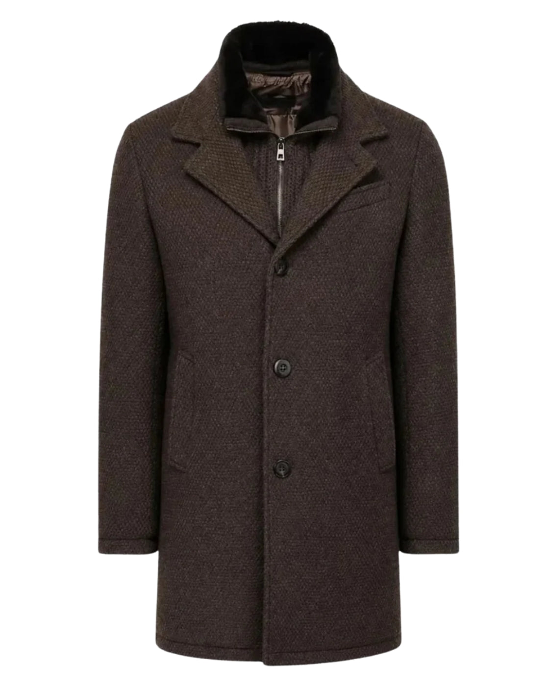 Regular Fit Wool Coat
