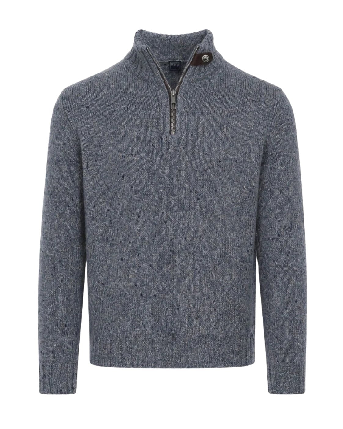 Knitted Troyer CORK made from wool and cashmere