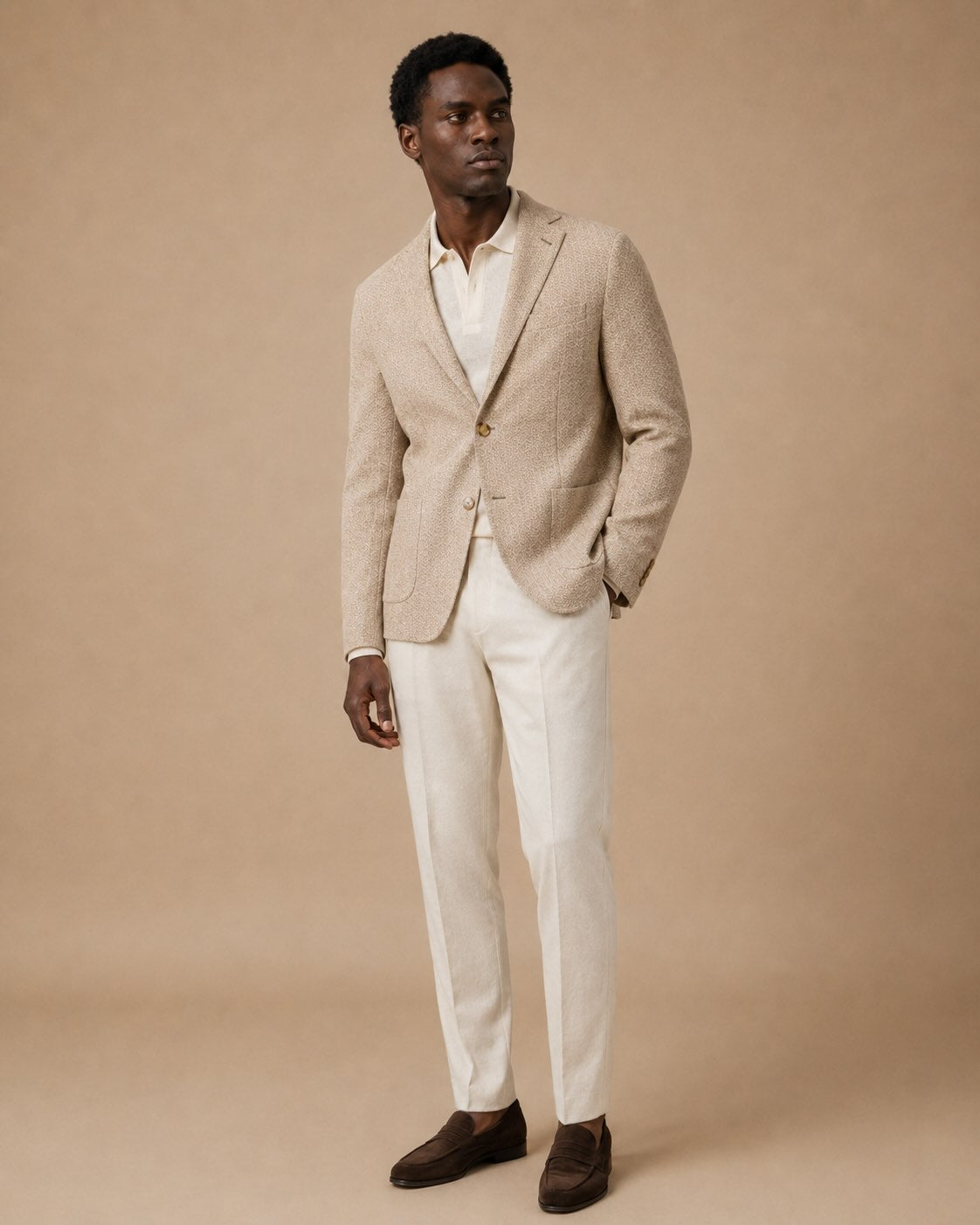 Linen blazer, slim fit, summer