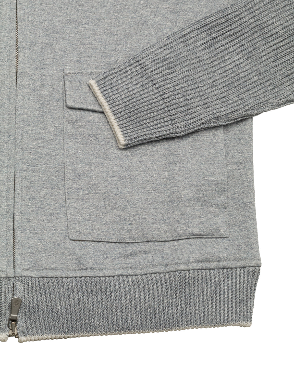 Cotton-linen bomber jacket, slim fit