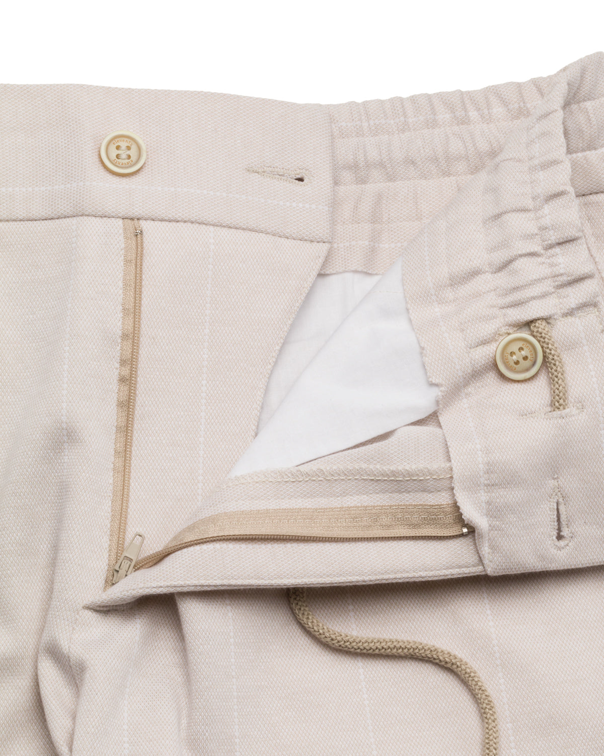 Cotton blend suit, unlined, slim fit