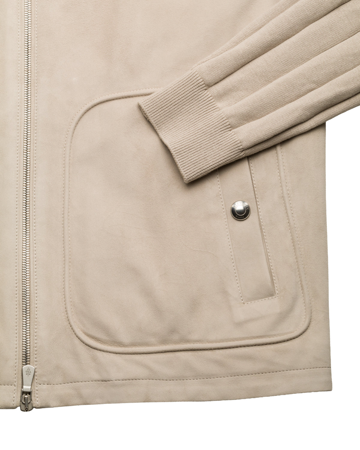 Lambskin leather blouson slim fit