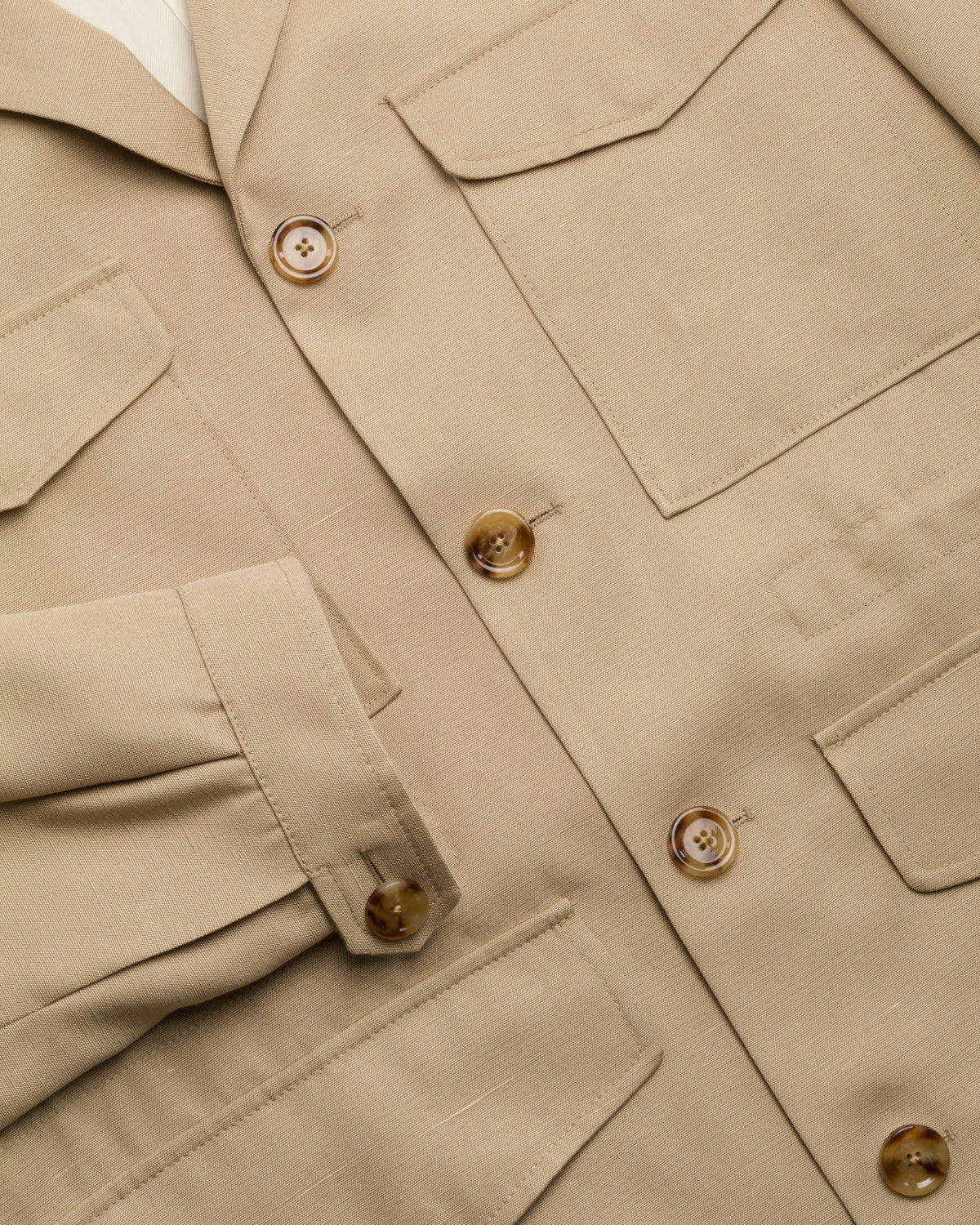 Safari Jacket Viscose Silk Relaxed Fit