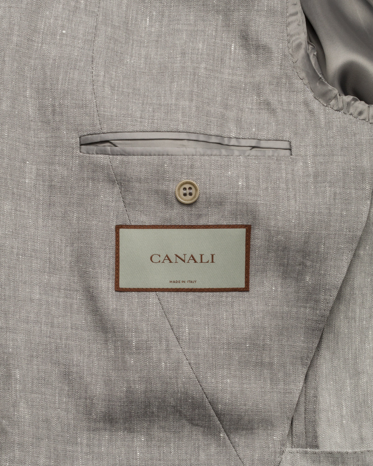 Business suit linen-wool blend slim fit