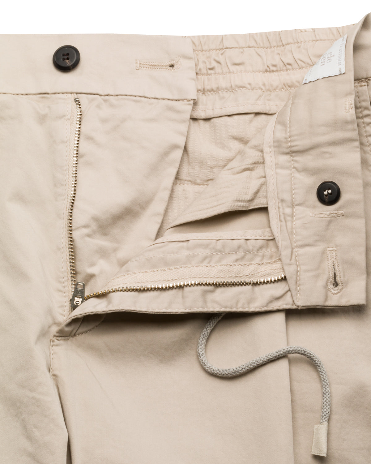 Satinbaumwolle Jogpants Relaxed Slim Fit