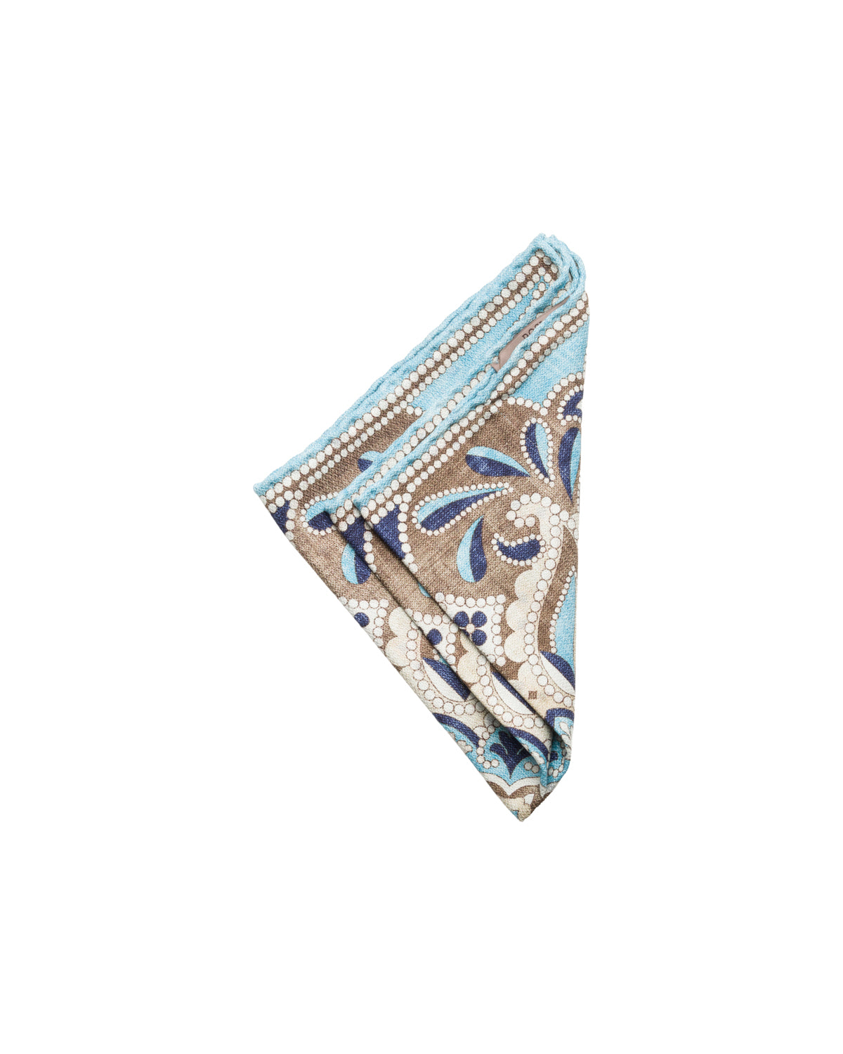 Seiden Einstecktuch Doubleface handrolliert