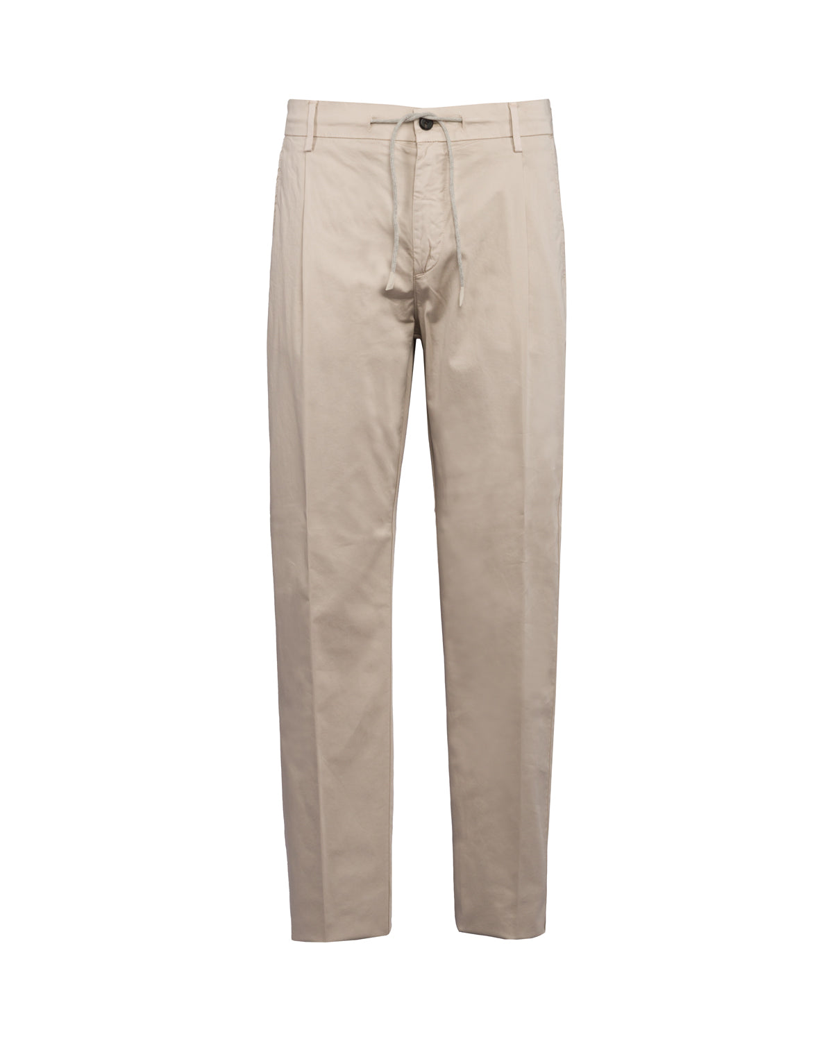 Satinbaumwolle Jogpants Relaxed Slim Fit