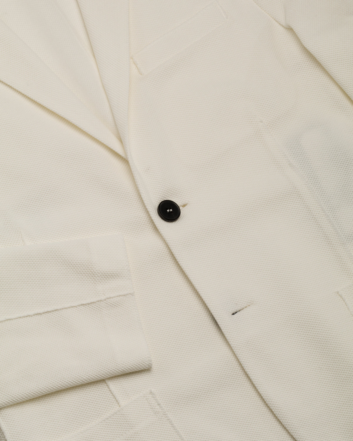 Jersey Sakko Baumwolle Slim Fit ungefüttert