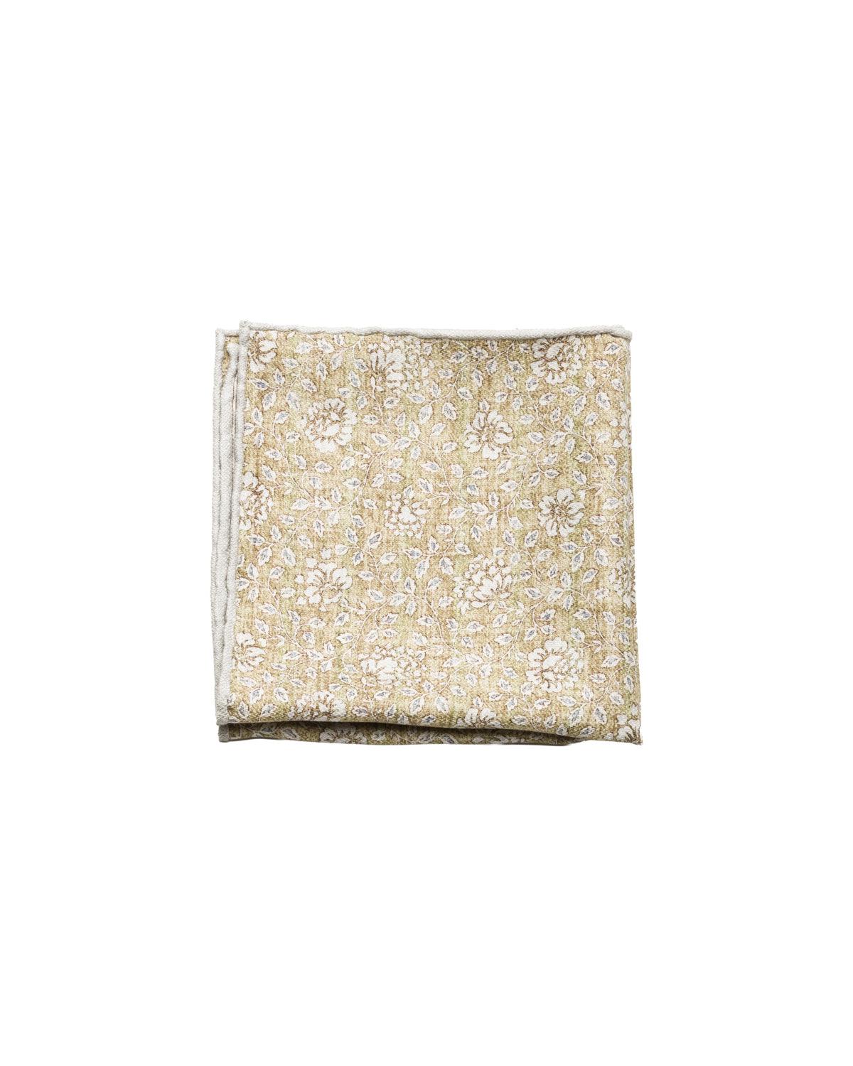 Silk pocket square, double-sided, hand-rolled