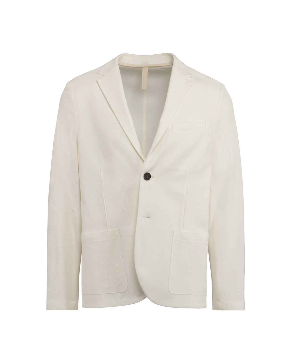 Jersey Sakko Baumwolle Slim Fit ungefüttert