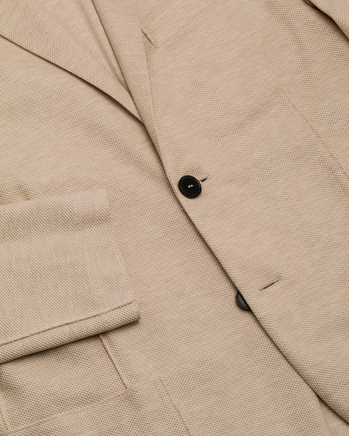 Jersey Sakko Baumwolle Slim Fit ungefüttert