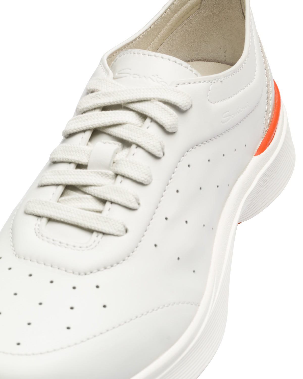 Sneaker Bounce smooth leather perforated