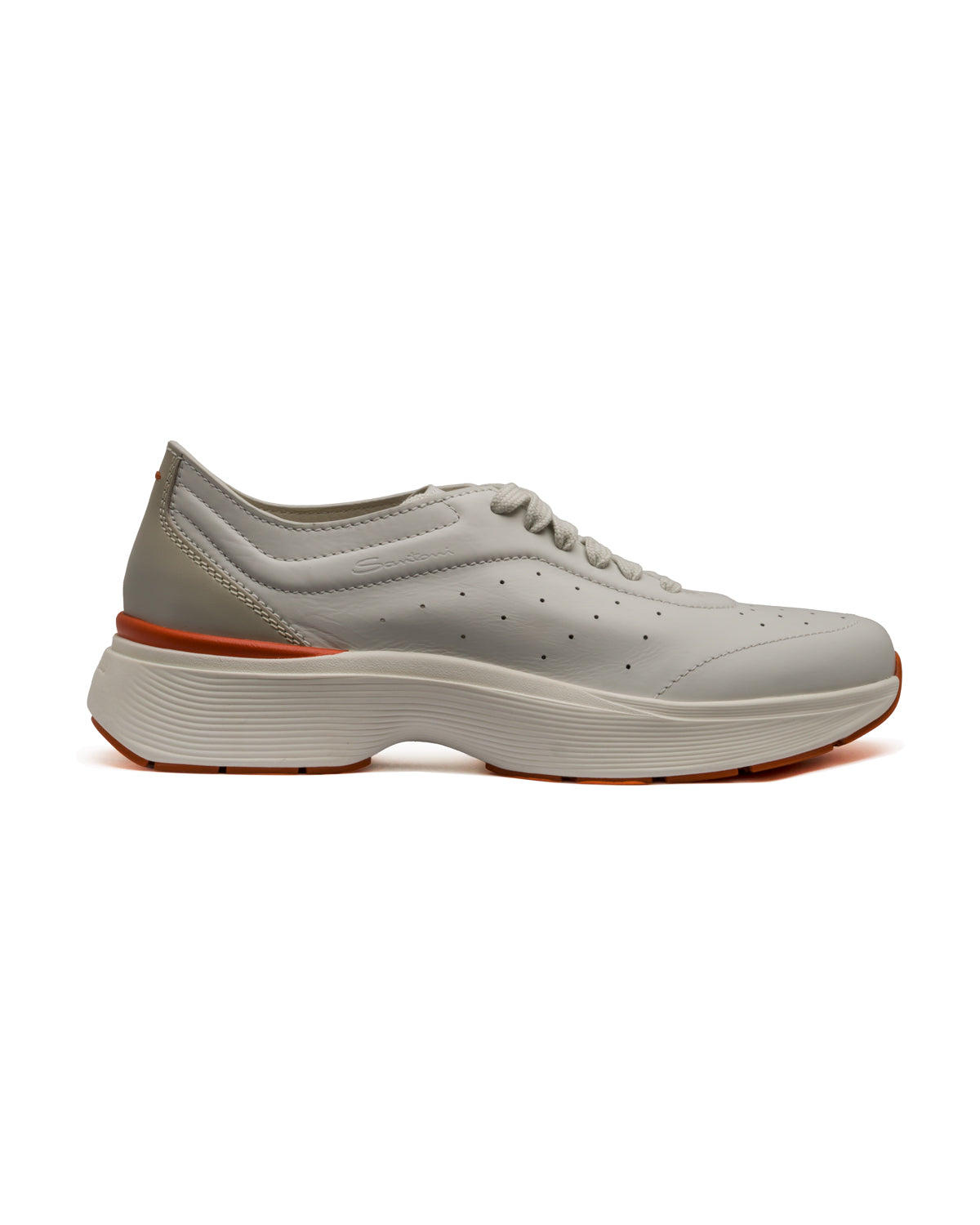 Sneaker Bounce smooth leather perforated