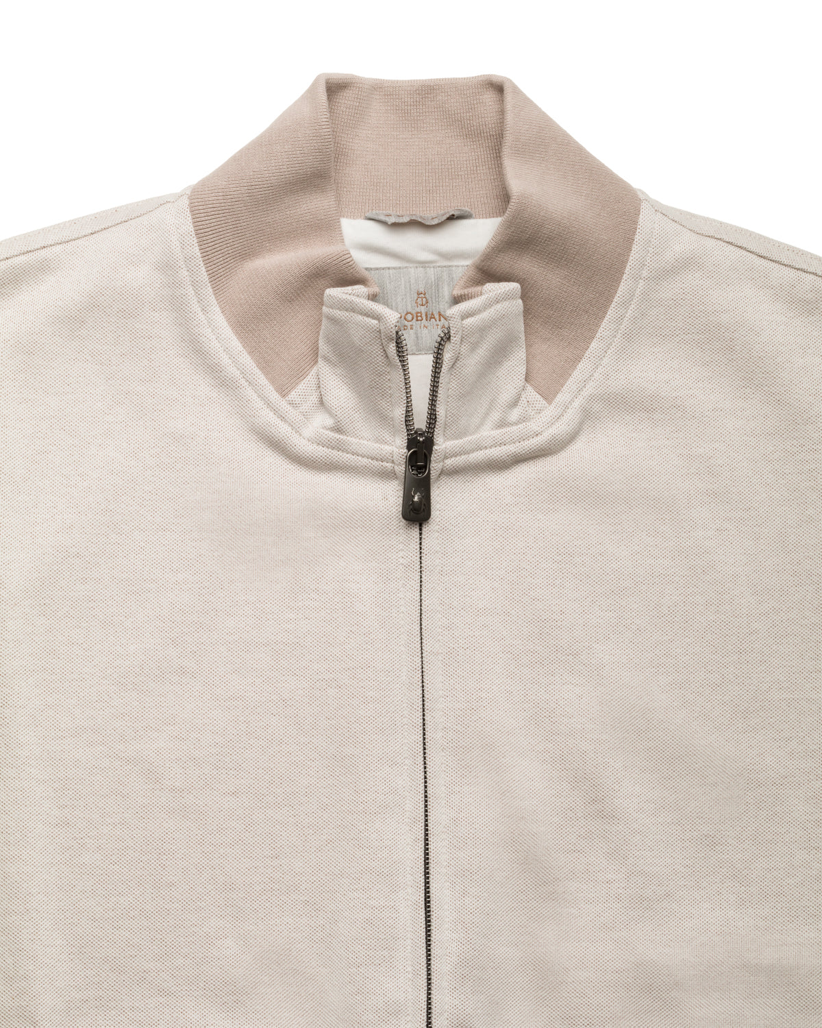 Sweatjacke aus Baumwollgemisch