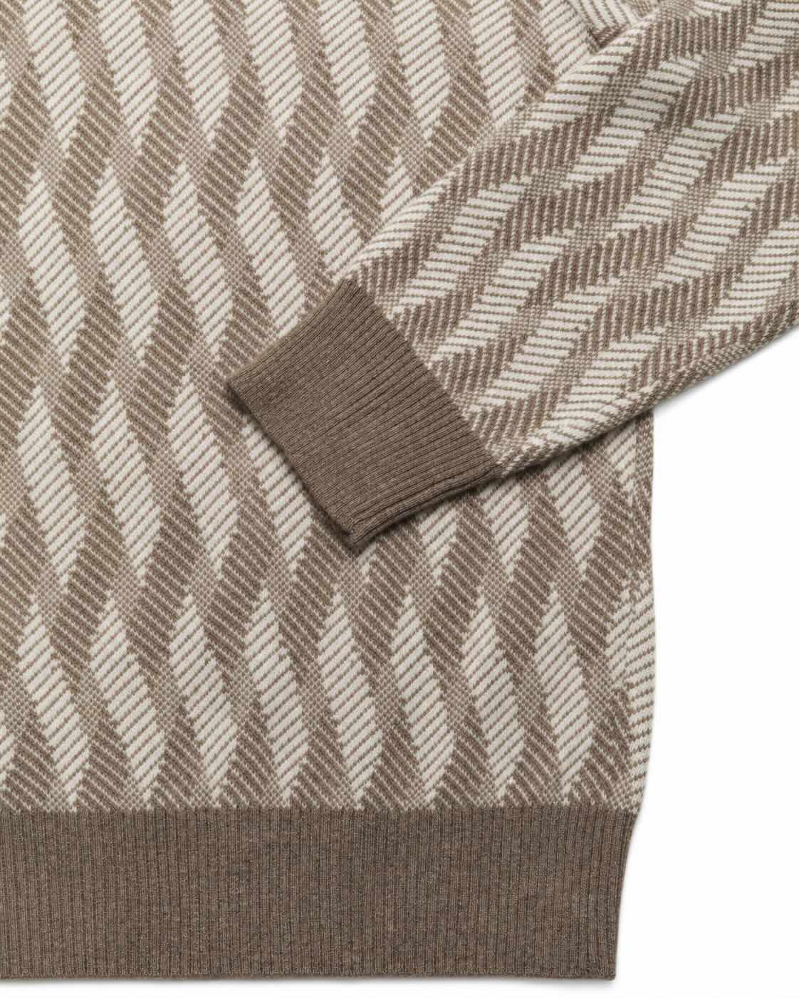 Slim fit wool and cashmere turtleneck sweater