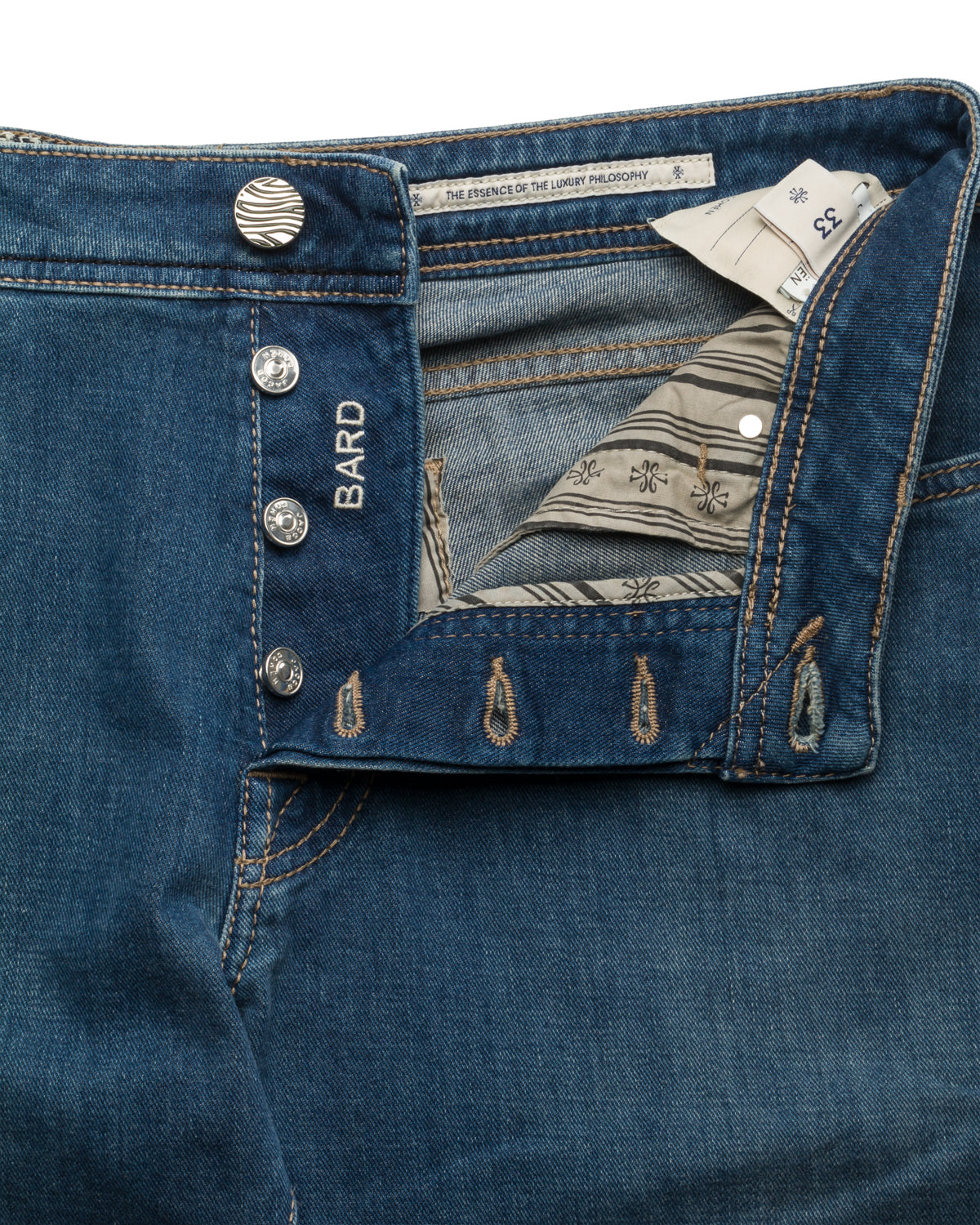 Jeans Bard Slim Fit Baumwolle Stretch