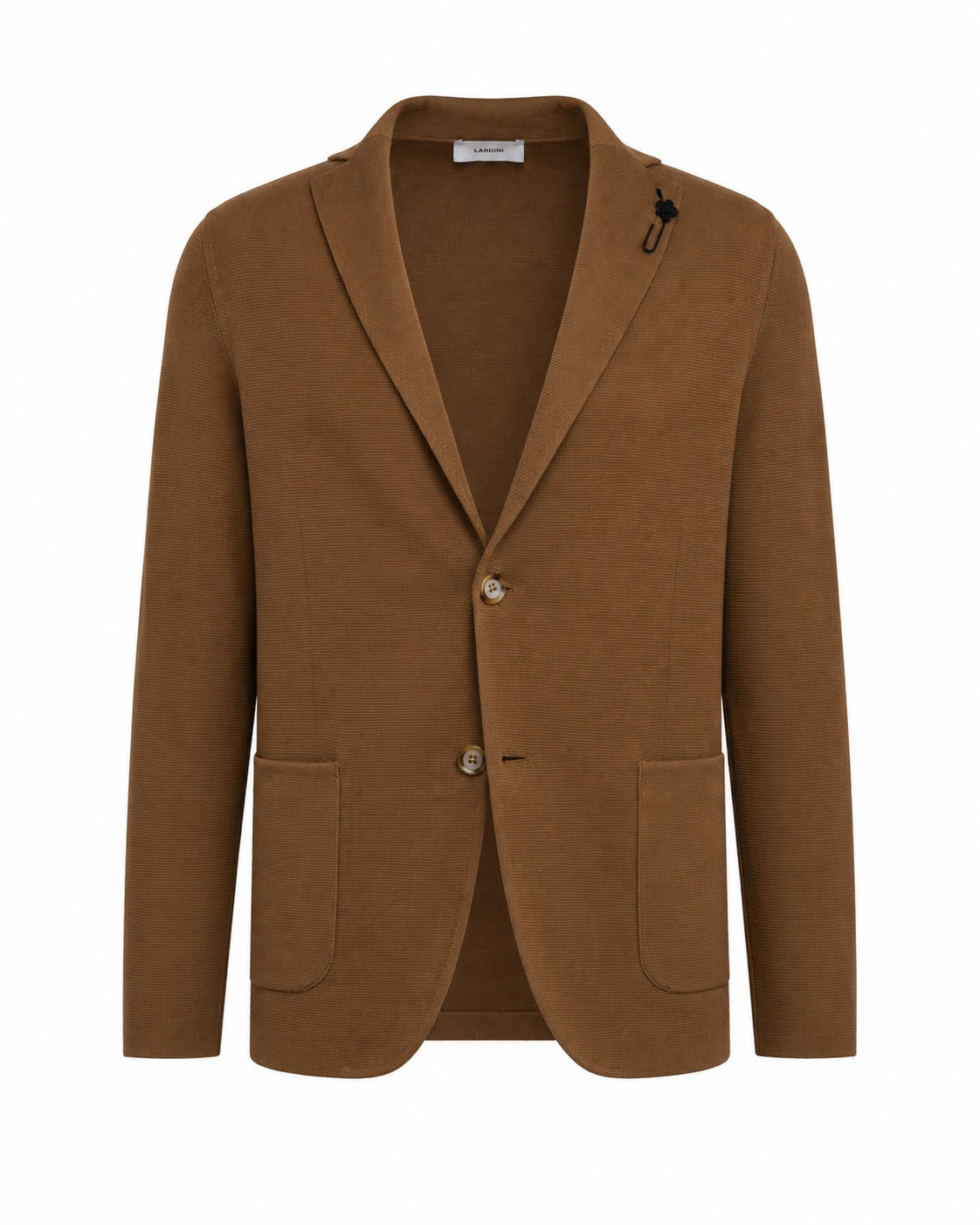 Cotton knitted blazer, slim fit
