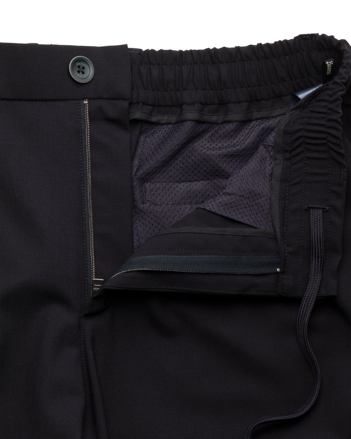 Hose Wolle Stretch Relaxed Fit mit elastischem Bund