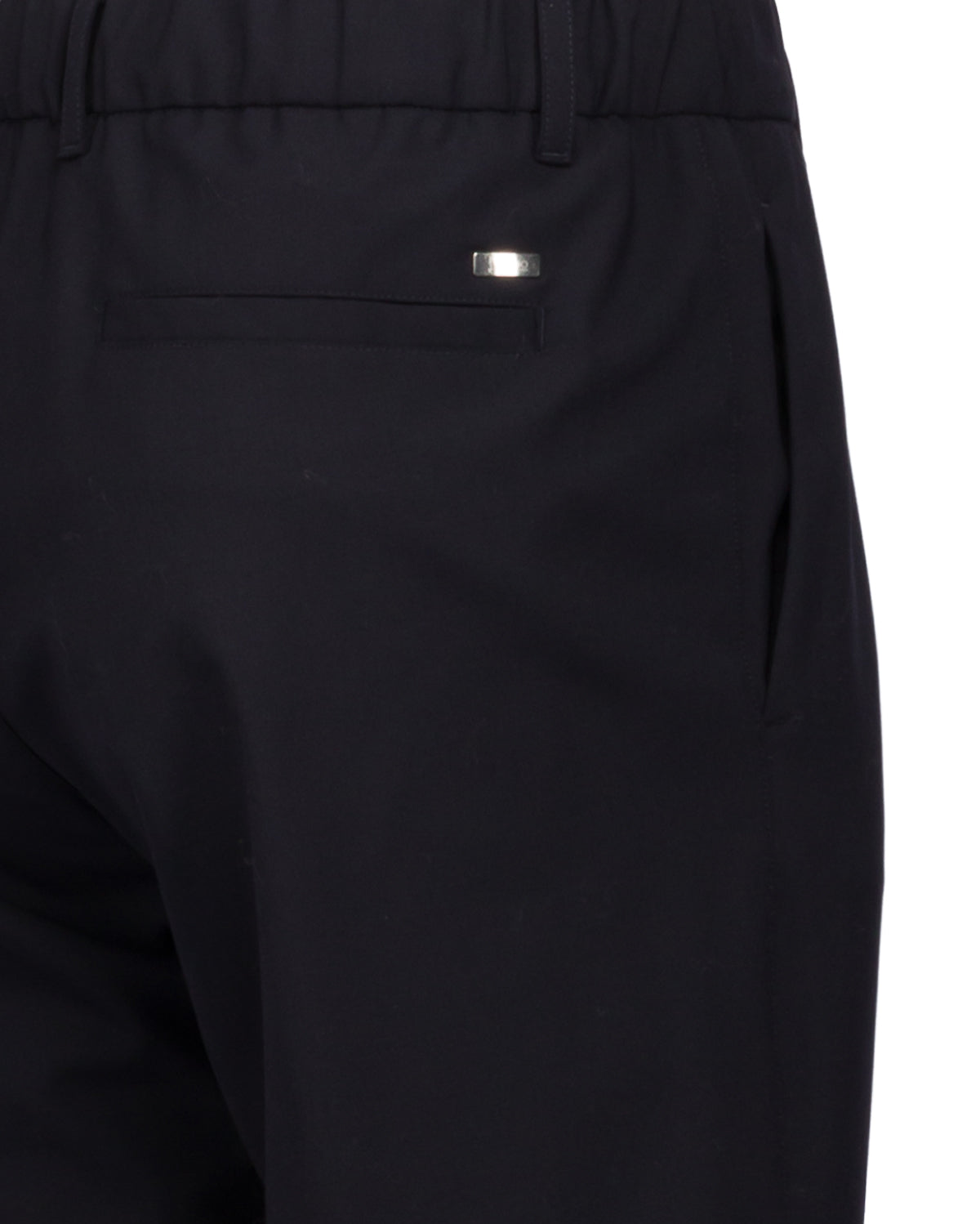 Hose Wolle Stretch Relaxed Fit mit elastischem Bund