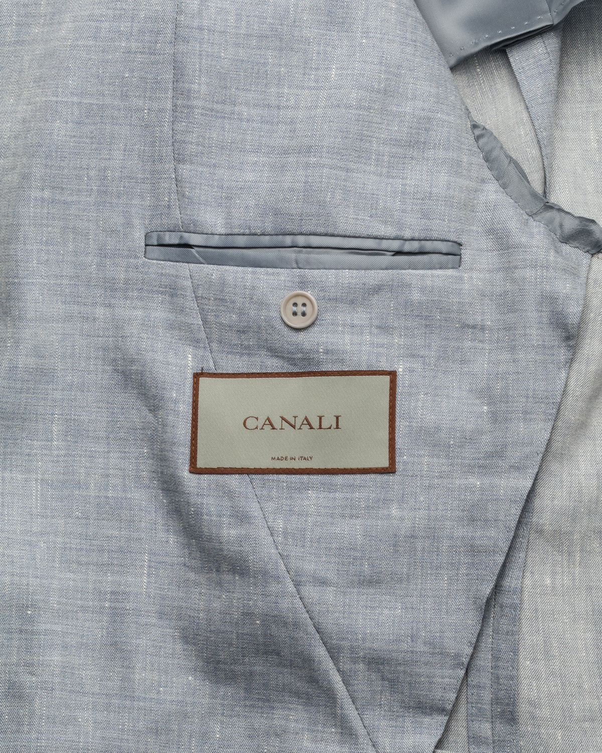 Business suit linen-wool blend slim fit