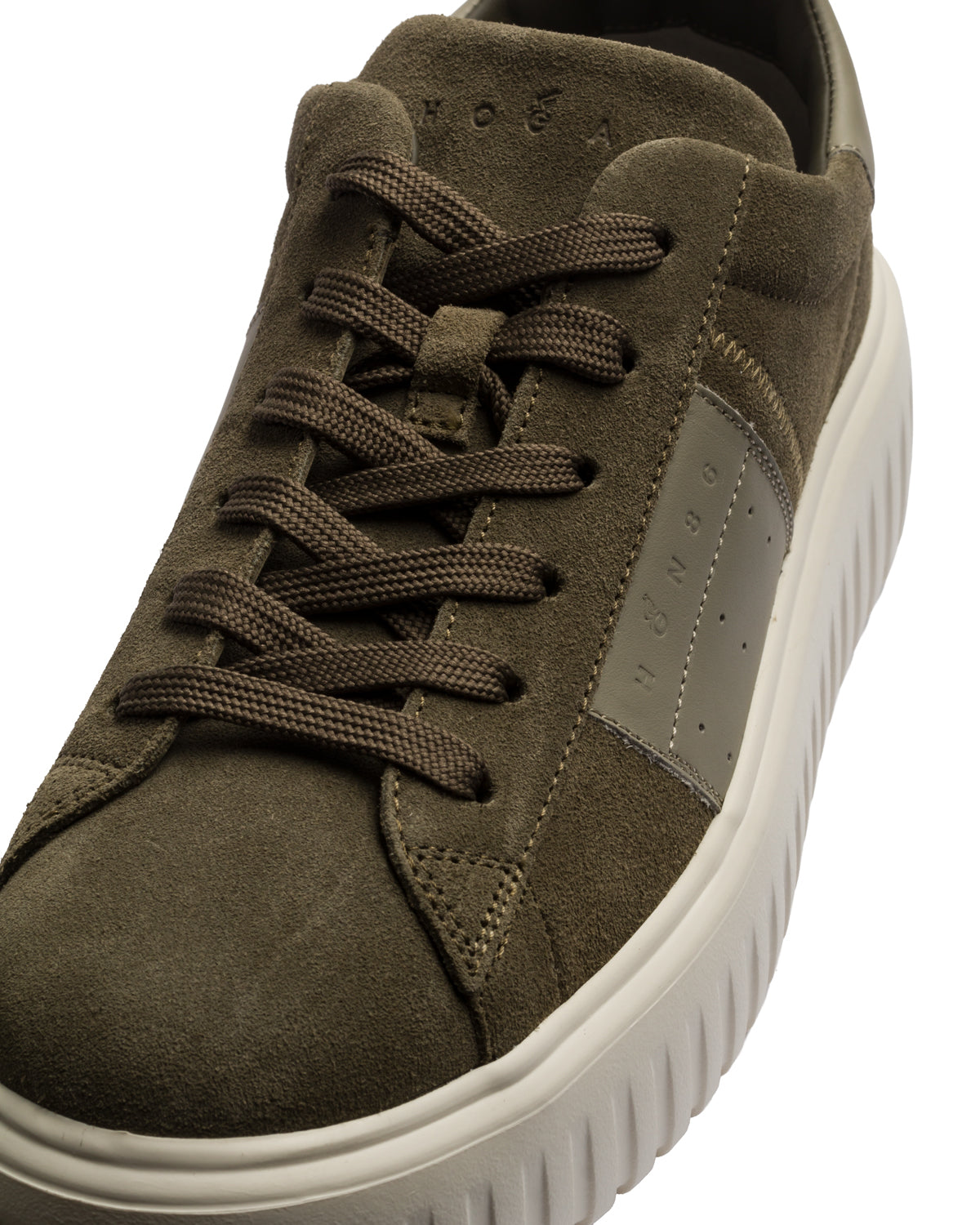 Low Top Sneaker Scotchgrain Leder Kassettensohle