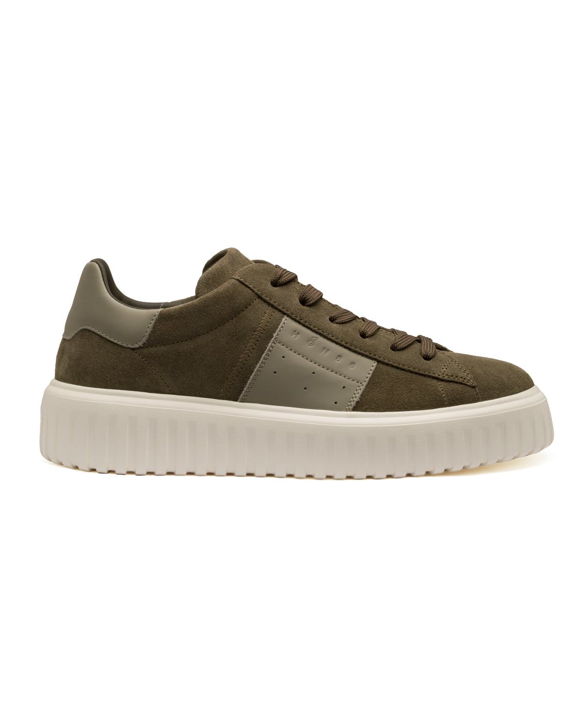Low Top Sneaker Scotchgrain Leder Kassettensohle