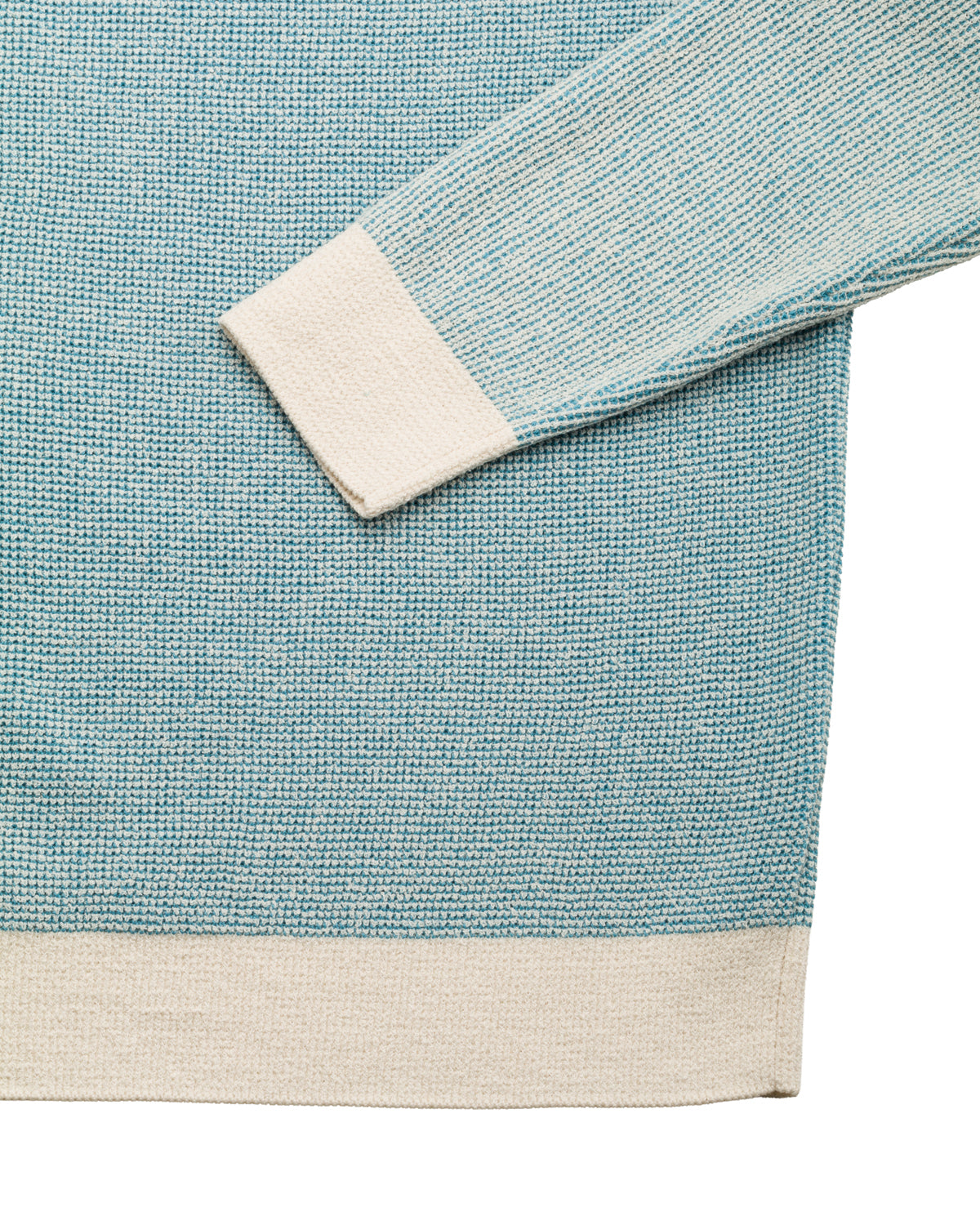 Cotton blend pullover raglan slim fit