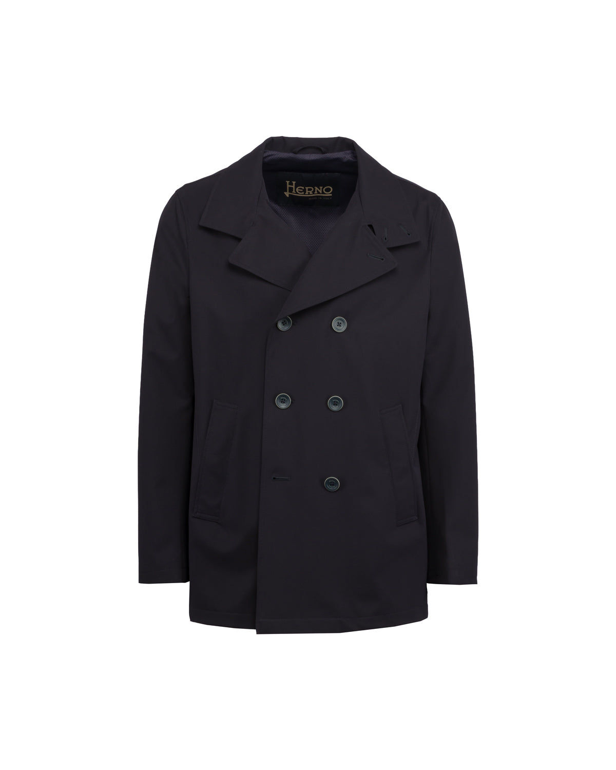 Caban Tech-Mantel Slim Fit wasserabweisend