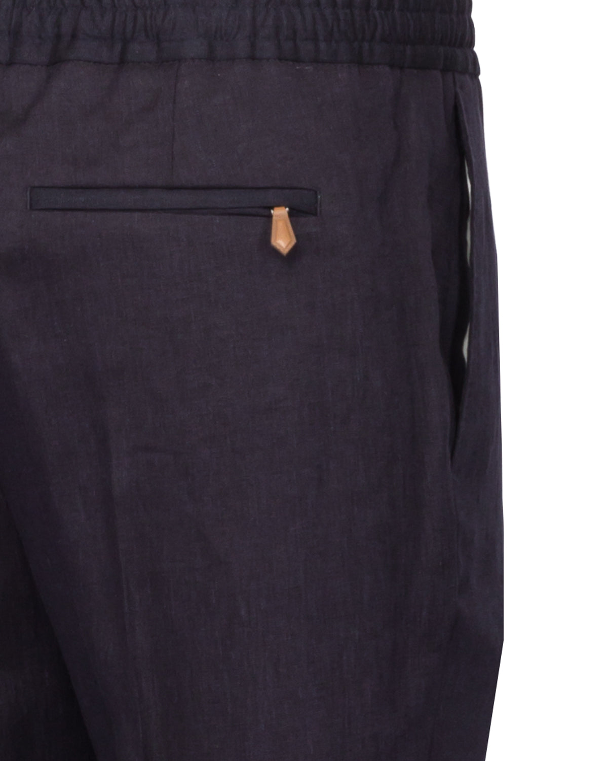 Linen Joggers Slim Fit Pleated