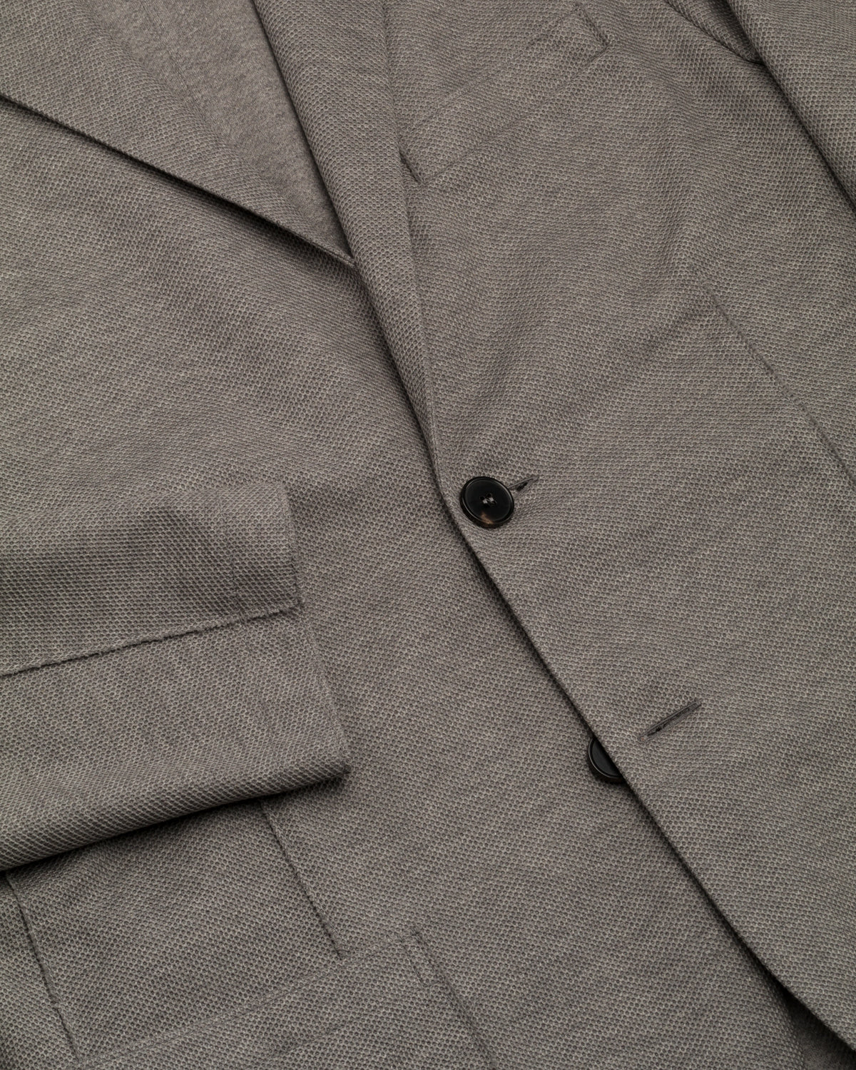 Jersey Sakko Baumwolle Slim Fit ungefüttert