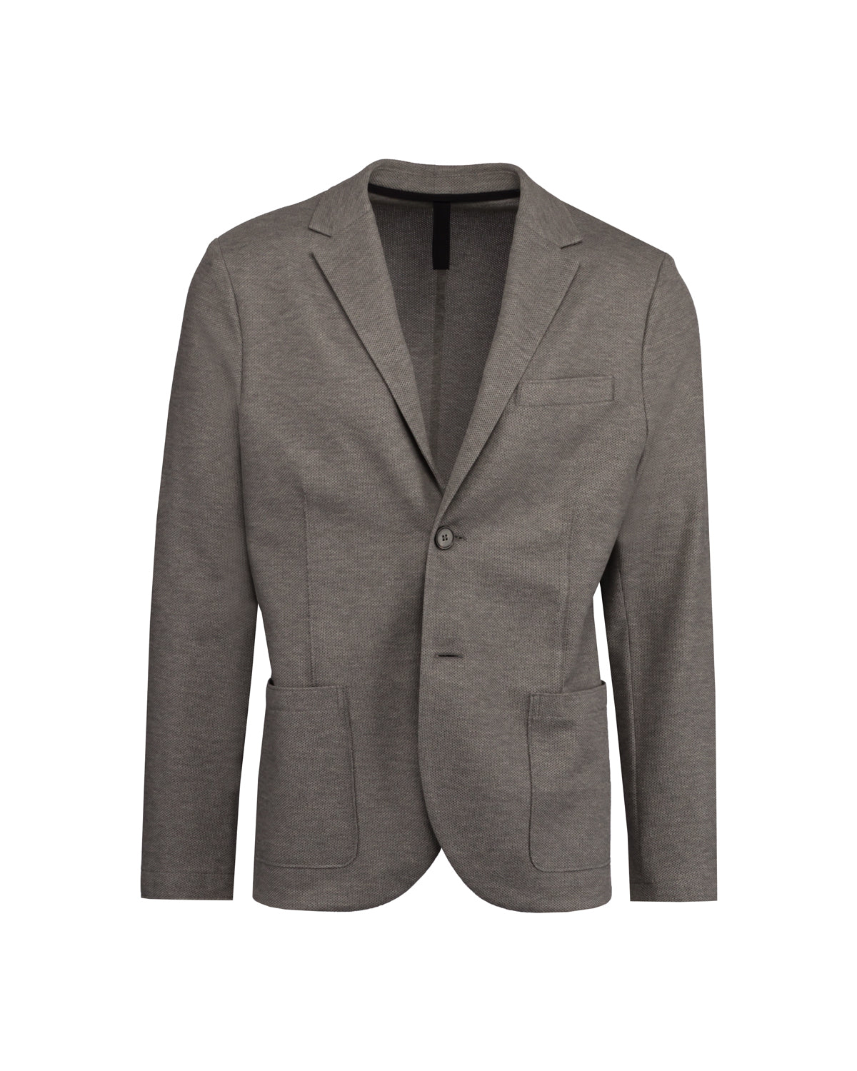 Jersey Sakko Baumwolle Slim Fit ungefüttert