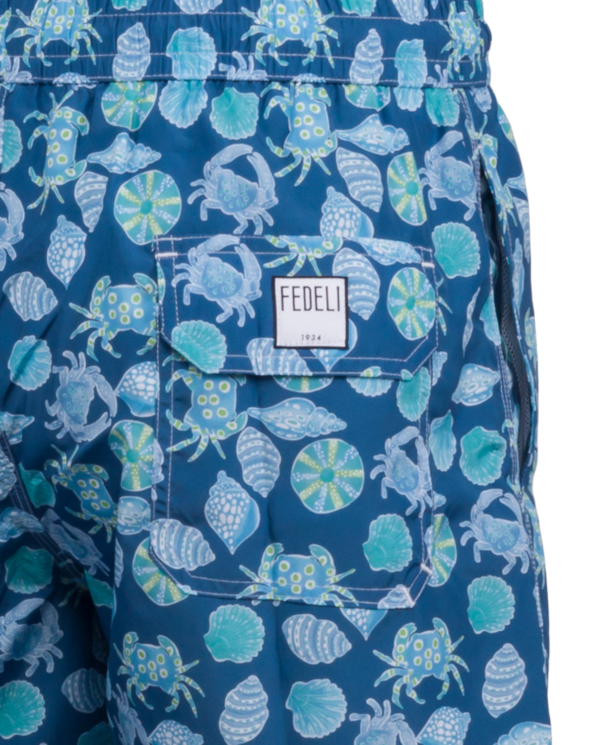 Airstop slim fit swim shorts with all-over print