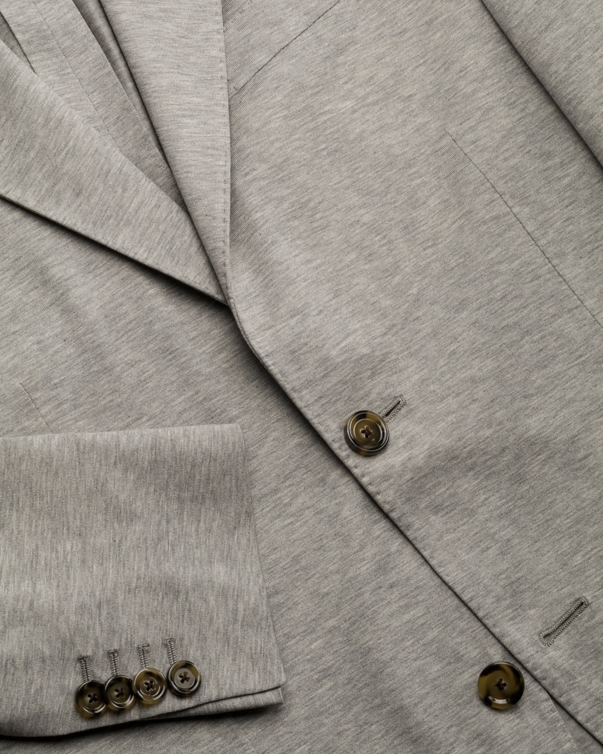 Cotton jersey blazer, slim fit, unlined