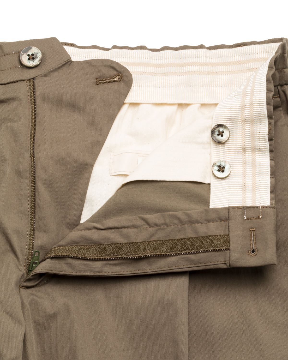 Baumwollmix Hose Bundfalte Slim Fit