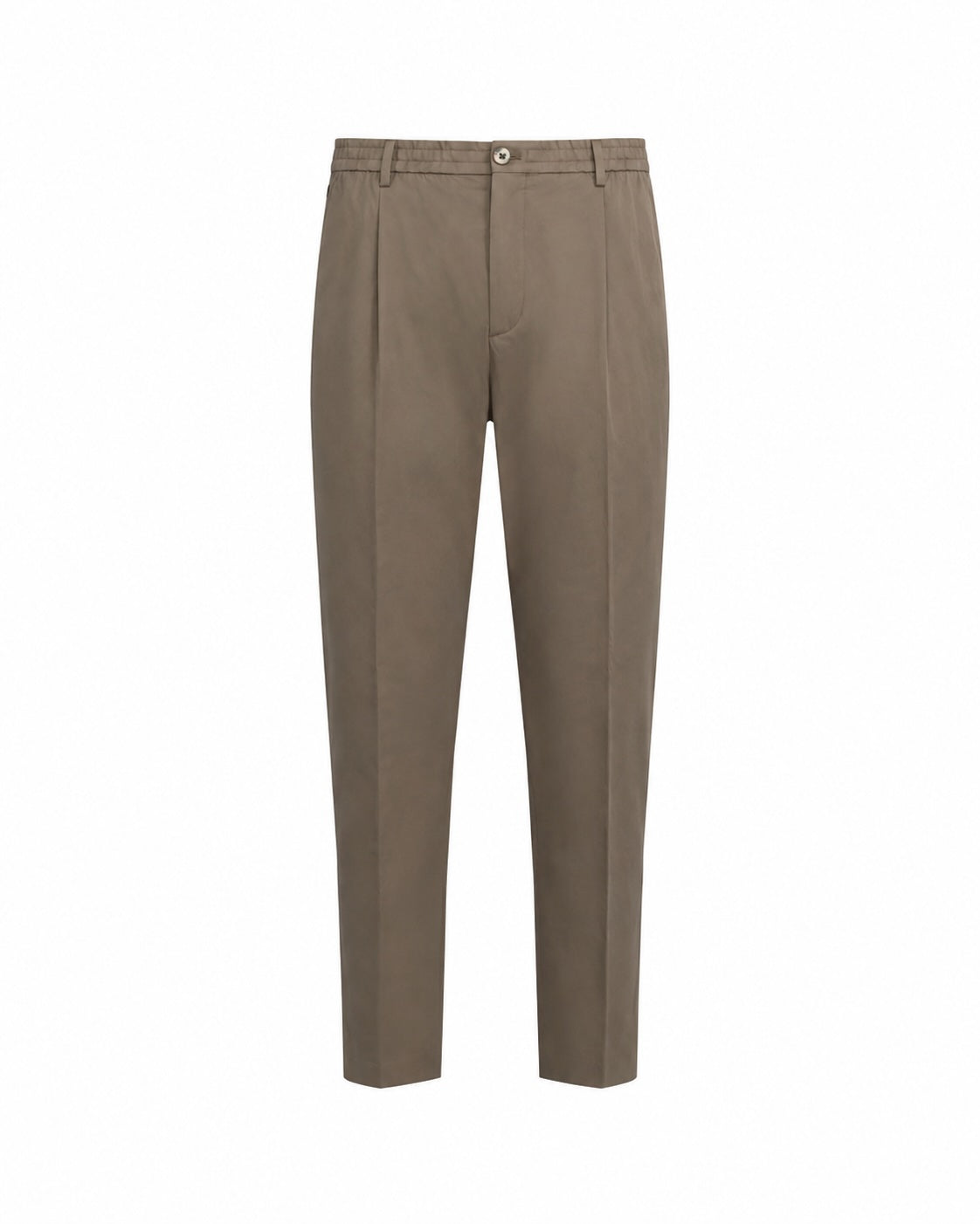 Baumwollmix Hose Bundfalte Slim Fit