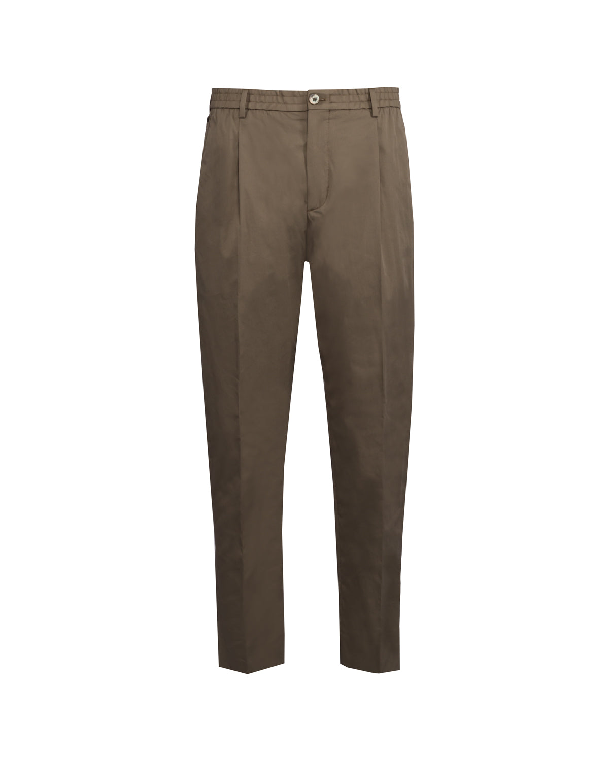 Baumwollmix Hose Bundfalte Slim Fit