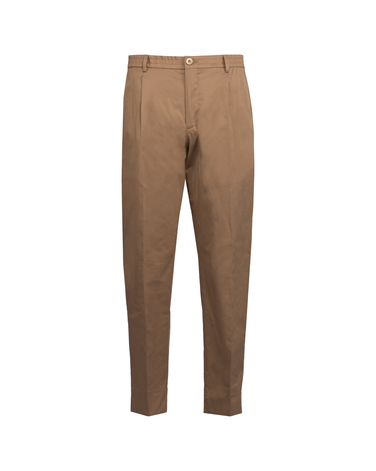 Baumwollmix Hose Bundfalte Slim Fit