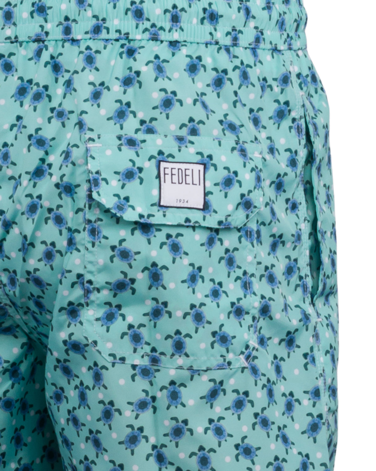 Airstop slim fit swim shorts with all-over print
