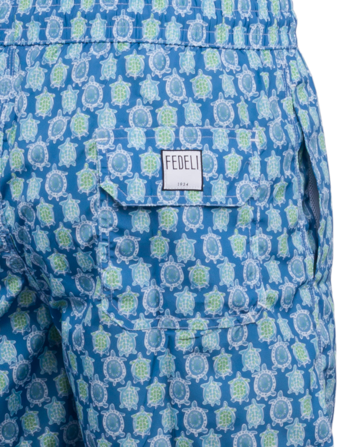 Airstop slim fit swim shorts with all-over print