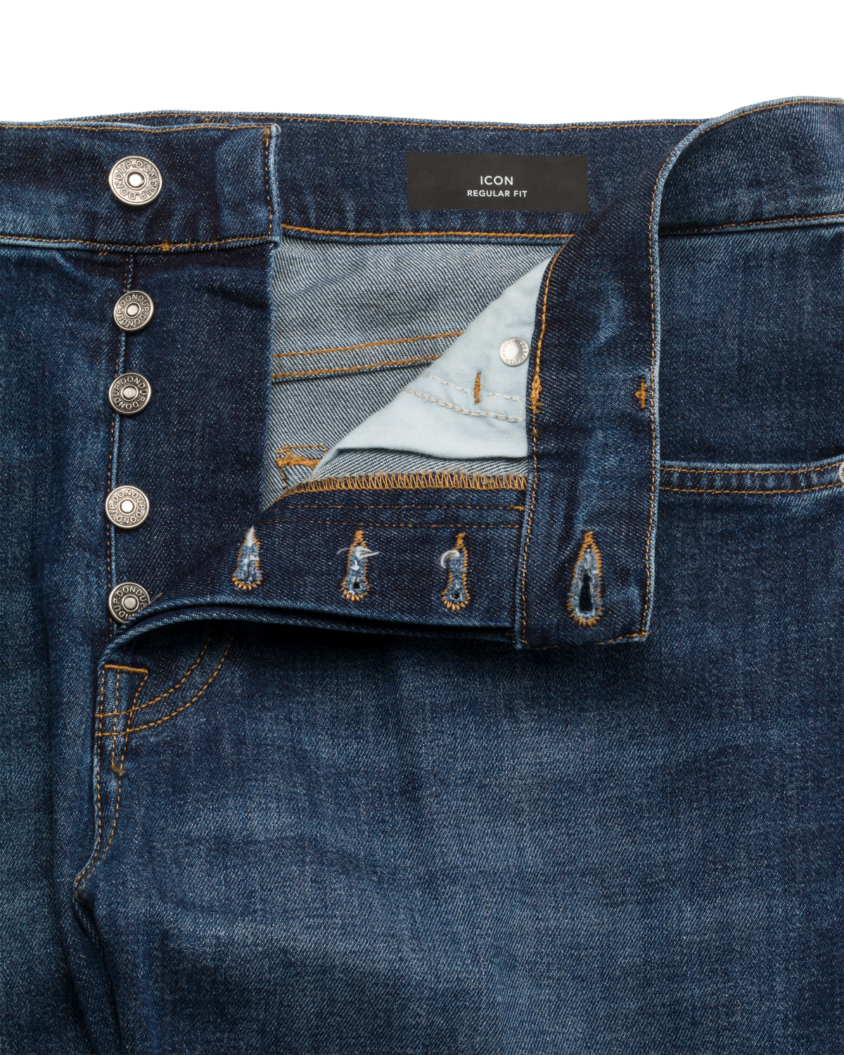 Jeans Stretch Denim Slim Fit Button Fly