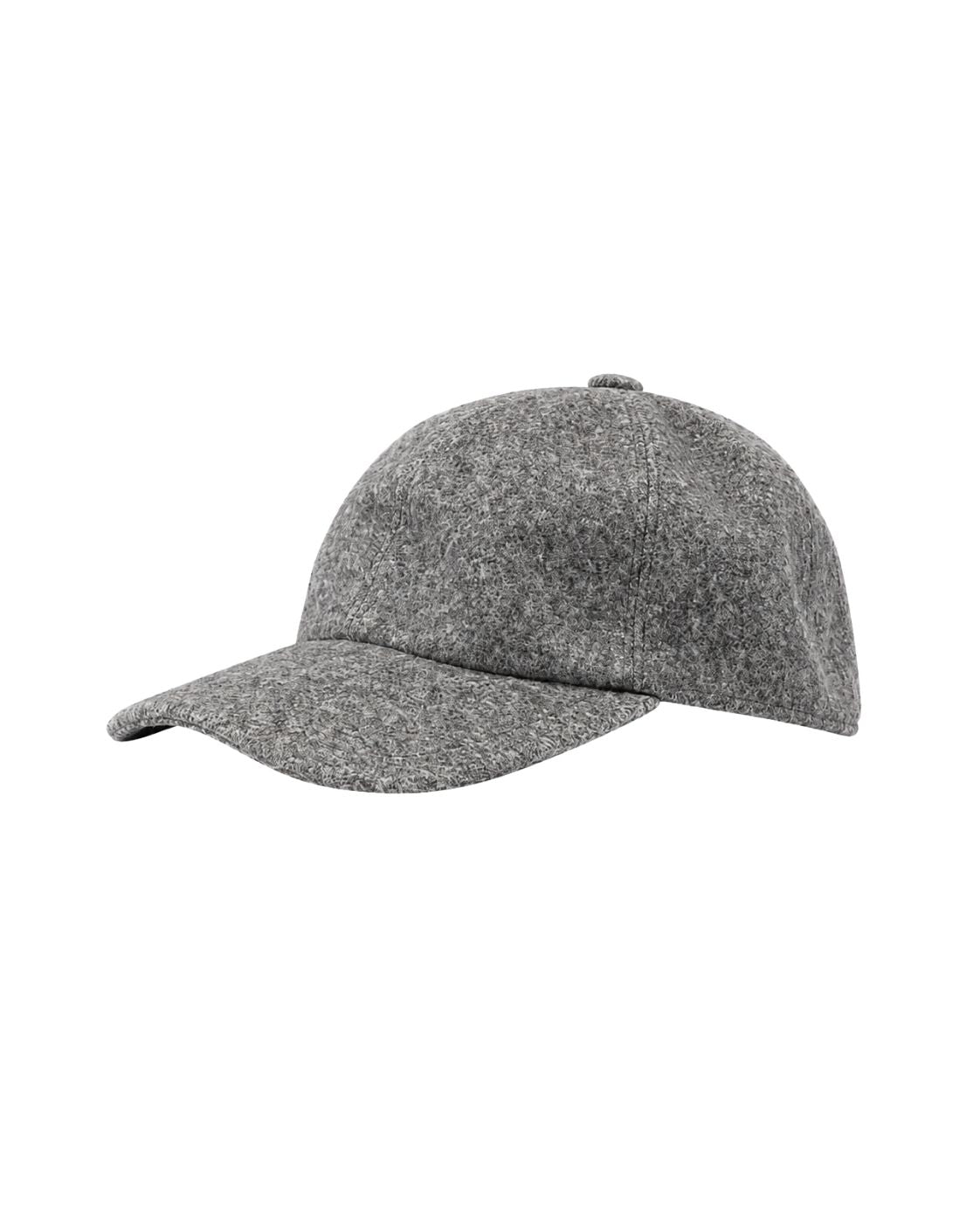 Grey Virgin Wool Cap