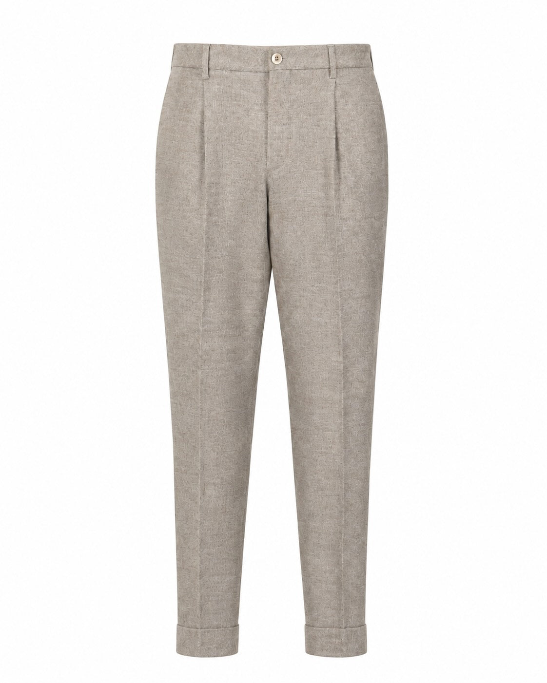 Chino Dennis aus Wollmix im Tapered Fit