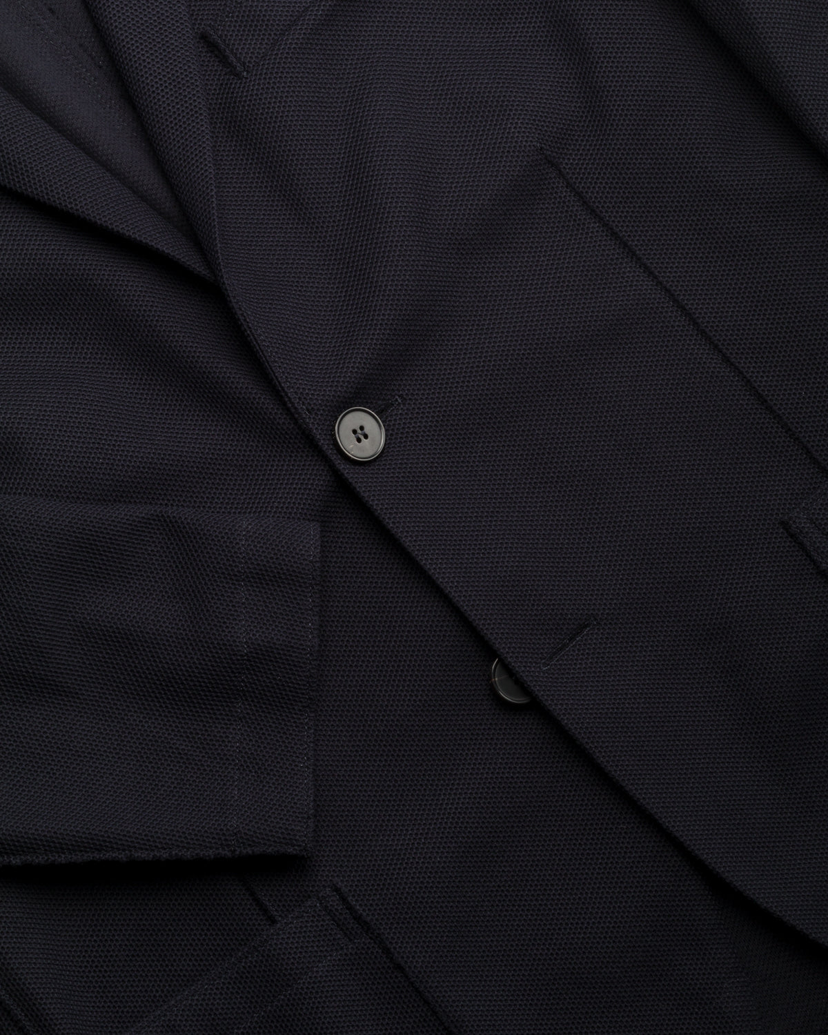 Baumwollpiqué Blazer Slim Fit