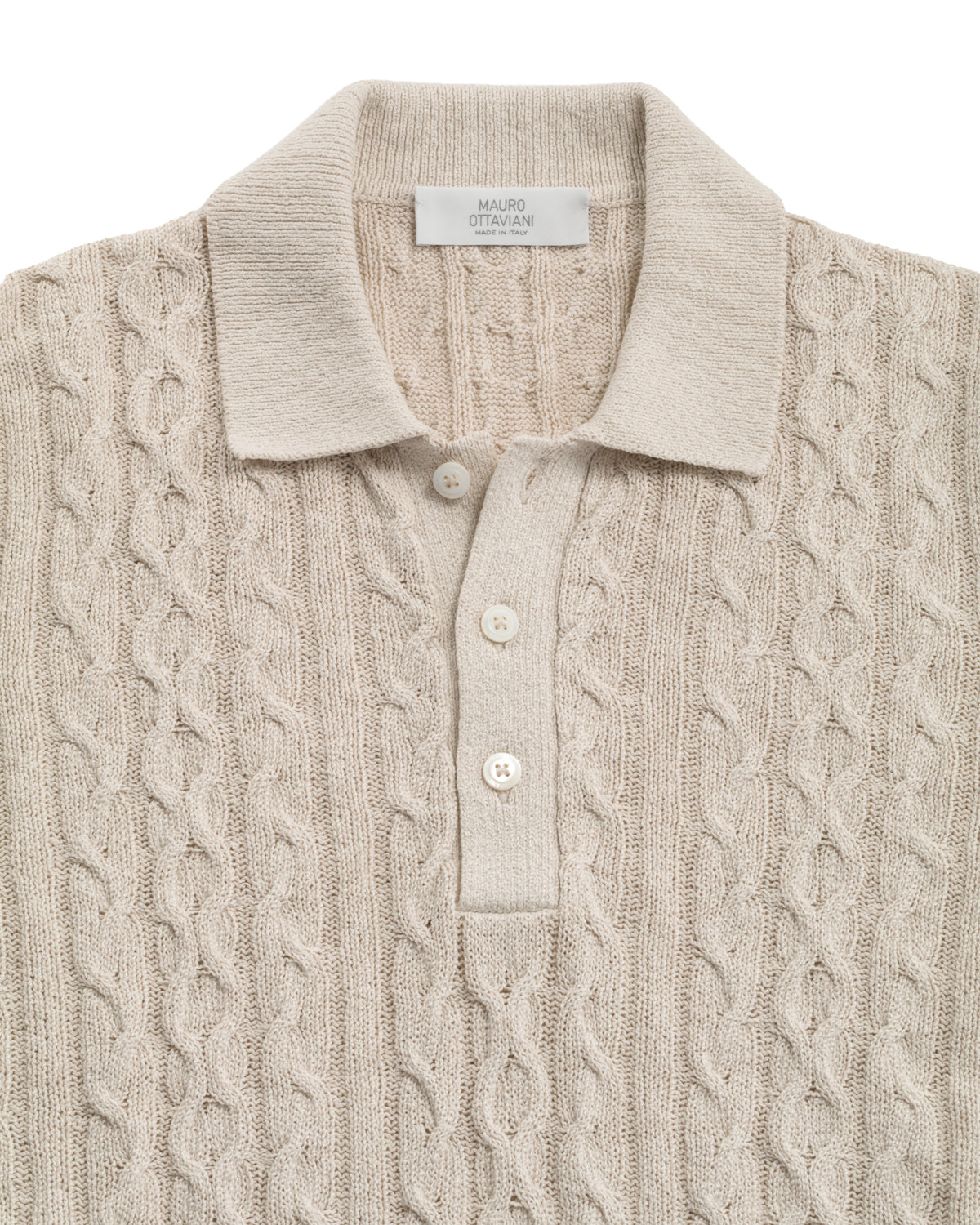 Cotton Cashmere Knit Polo Slim Fit