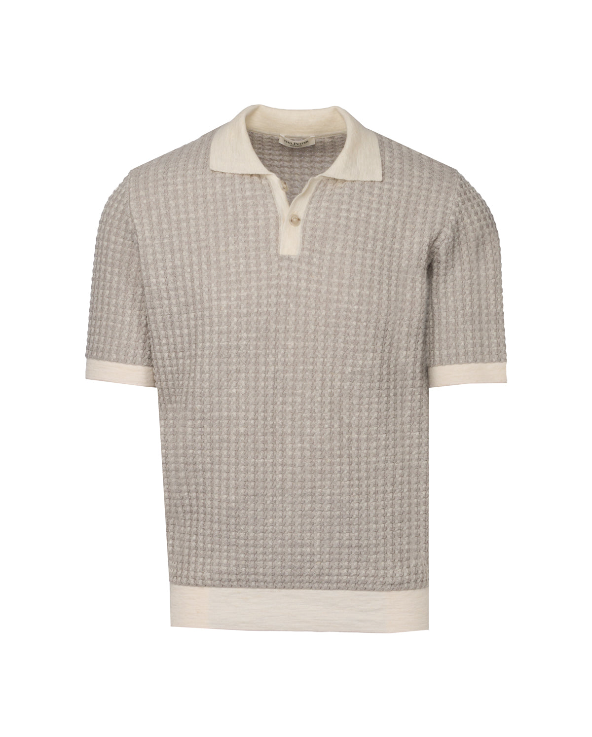 Baumwolle Strickpolo Slim Fit