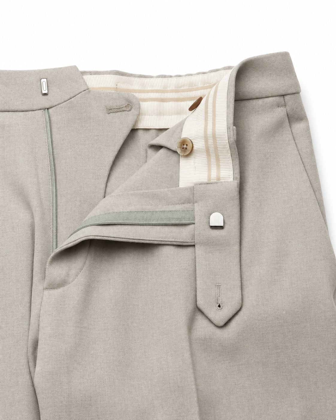 Jerseyhose Daniele in Beige im Relaxed Fit